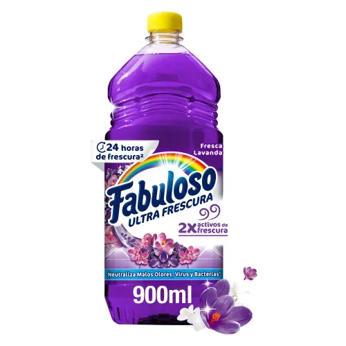 Desinfectante Multiusos Fabuloso Frescura Activa Antibacterial Lavanda - 900 ml