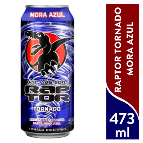 Raptor Tornad Mora Azul Blueberry 473 Ml