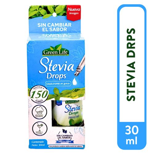 Stevia Drops Green Life 30ml