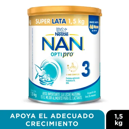 Alimento Lácteo NAN® OPTIPRO® 3 Lata - 1.5 kg