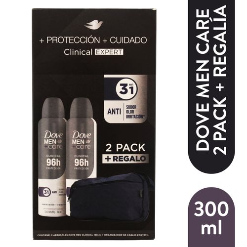 2pack Dove m Aer Clin Care 150 ml Estuch