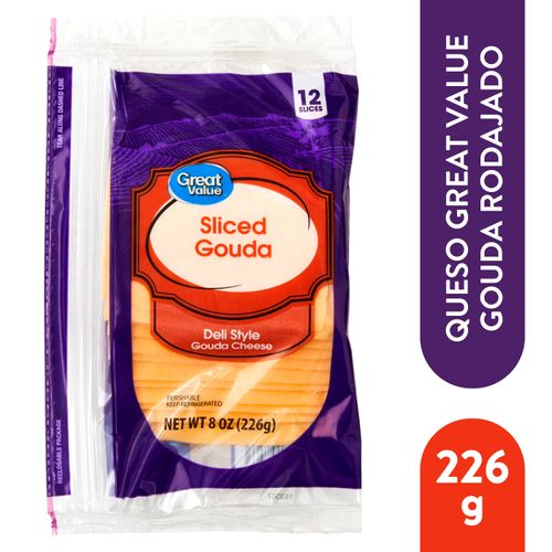 Queso Gv Gouda Rodajado 227Gr