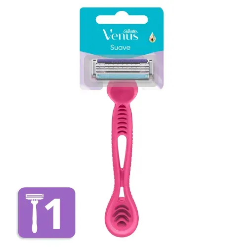 Máquina Afeitar Mujer Gillette Venus Suave Aceite Aguacate 3 Hojas - 1 Ud