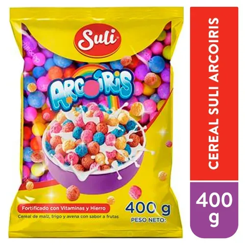 Cereal Suli Arcoiris Sabor Fruta - 400 g