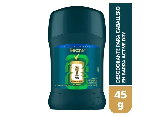 Desodorante Rexona en Barra Active Dry - 45 g