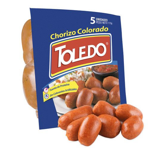 Chorizo Toledo Colorado 1 2 Libra