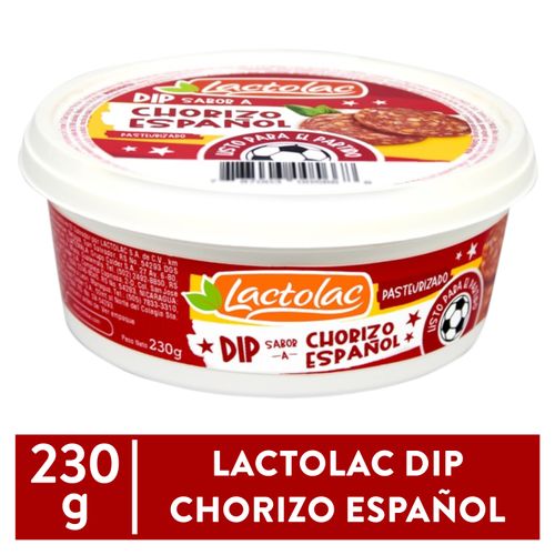 Dip Lactolac Sabor Chorizo Español - 230 g