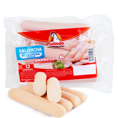 Salchicha de pollo Piolindo – 454 g