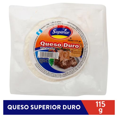 Queso Superior Blanco Duro - 115 g