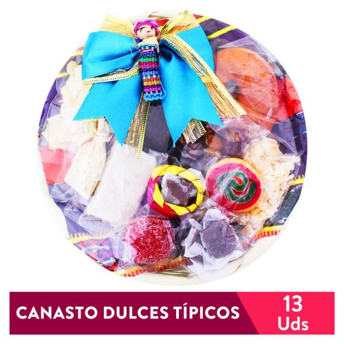 Canasto Dulces Tipicos 13 Unidades