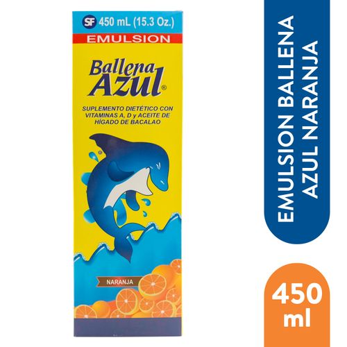 Emulsión Ballena Azul Naranja - 450 ml
