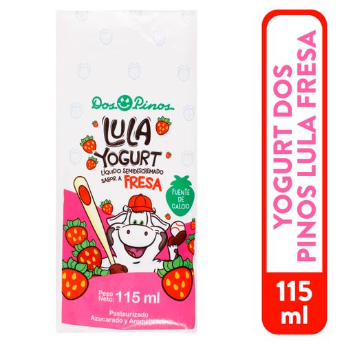 Yogurt Fresa Bolsa 115ml.