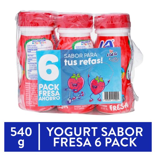 Yogurt Lala bebible para niños 6 Pack - 540 g
