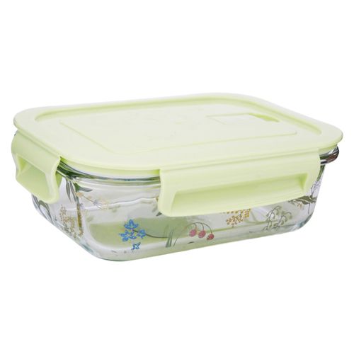 Contenedor De Vidrio Con Diseno 570 ml