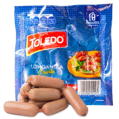 Longaniza Criolla Toledo 6 Unidades - 230 g