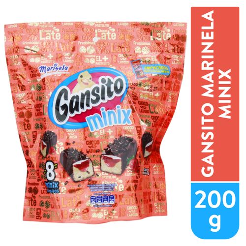 Gansito Marinela Minix 8p 200 g