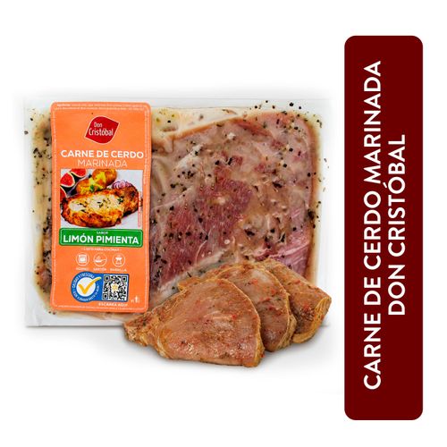Bistec De Cerdo Don Cristóbal Marinado Sabor Limón Pimienta, Precio indicado por libra