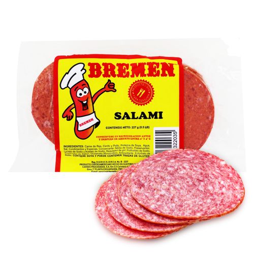 Salami Bremen Listo Para Consumir - 227 g