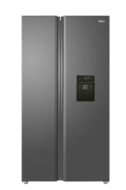 Refrigeradora Oster SBS OS-SBST1702SDI 2 puertas de 18 pies cúbicos