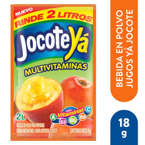Bebida En Polvo Jugosya Jocote 18g