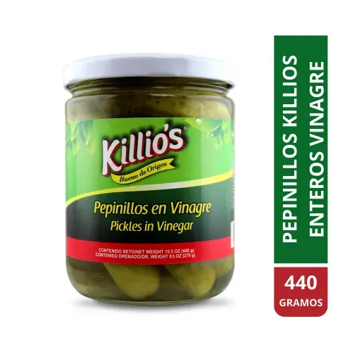 Pepinillos Killios Enteros Vinagre - 270 g