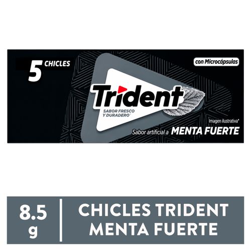 Chicle Trident 5s Strong 9g