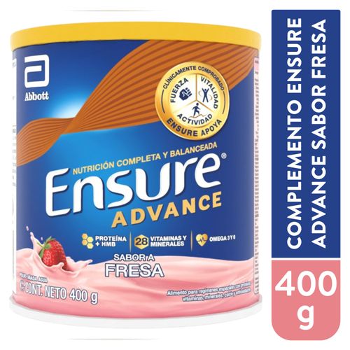 Ensure Advance Fresa 400grs