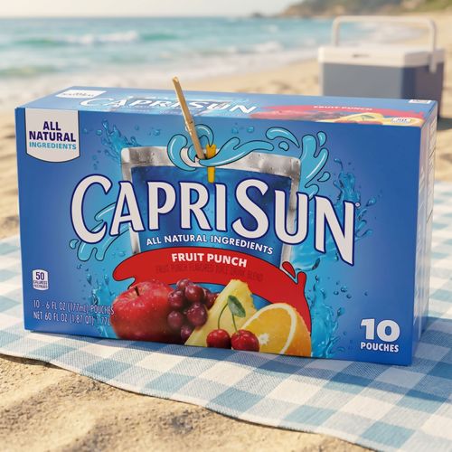Bebida Capri Sun Fruit Punch 10 Uds - 60 oz