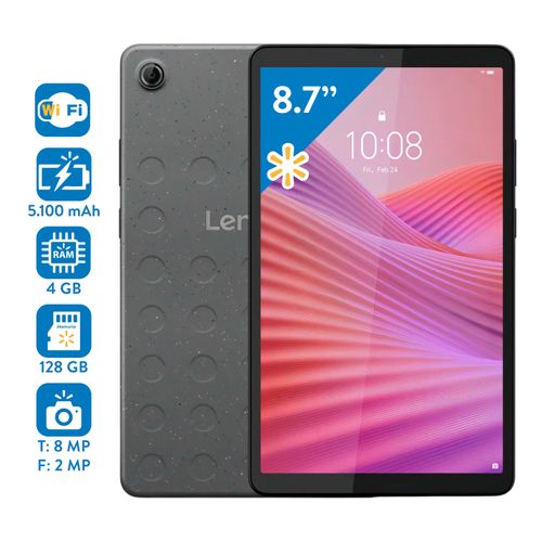 Tablet Lenovo One LTE con 4GB RAM y 128GB Almacenamiento - 8.7 pulgadas