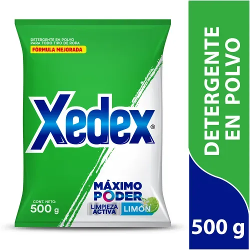 Detergente en Polvo Xedex Máximo Poder Limón - 500 g