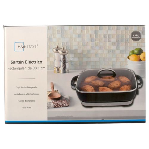 Sartén eléctrico Durabrand 120v 1500w retangular