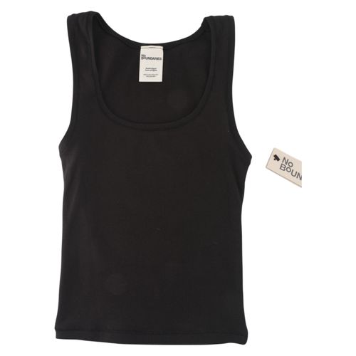 Camiseta tank para dama No Boundaries color negro