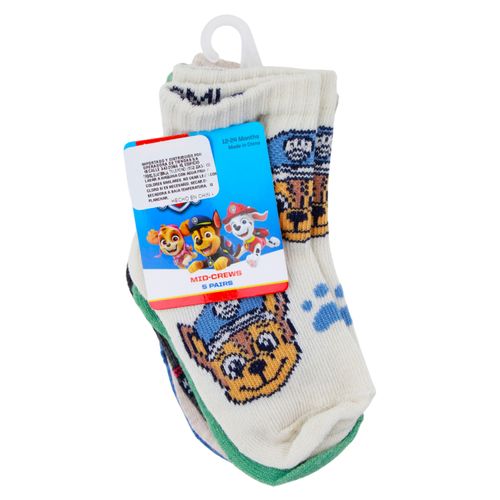Calcetines para bebé niño Paw Patrol - Talla 12-24M - 5 Pack