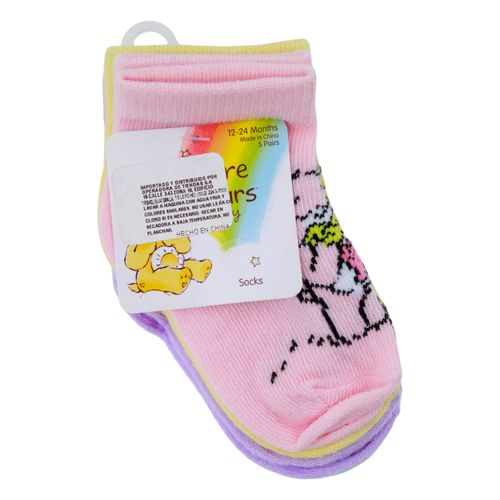 Calcetines Care Bears para bebé niña 5 pares - Talla 12-24 meses