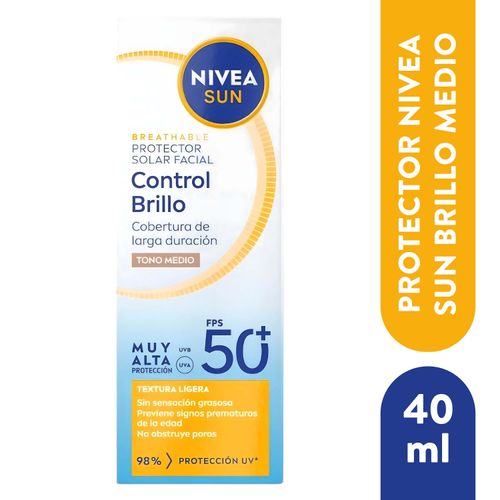 Protector Nivea Sun Brillo Medio 40ml