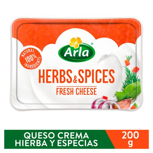 Queso Crema Arla Hierbas Specias 200 g