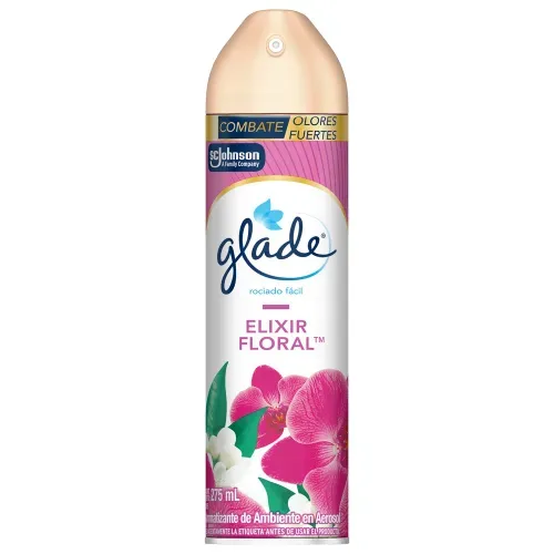 Aromatizante en Aerosol Glade Elixir Floral 275ml