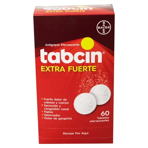 Antigripal Tabcin Bayer extra fuerte efervescente - Precio indicado por tableta