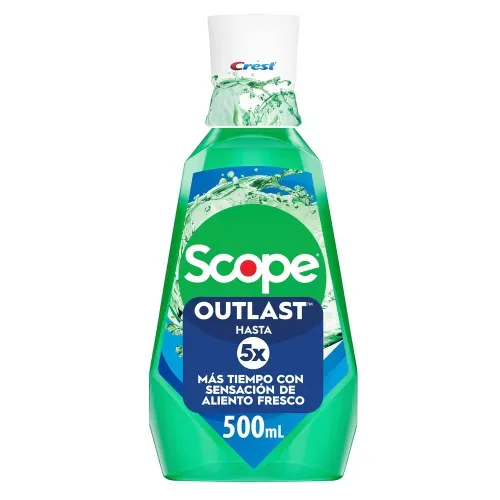 Enjuague Bucal Crest Scope Outlast - 500 ml