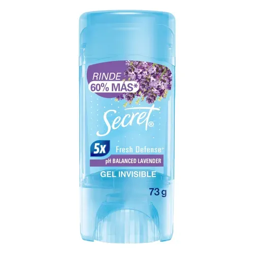 Gel Invisible Antitranspirante Secret PH Balanced Lavender - 73 g