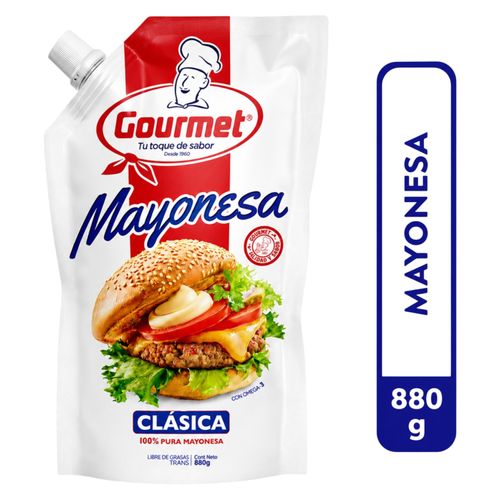 Mayonesa Gourmet libre de grasas y con omega 3 - 880 g