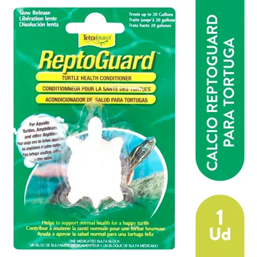 Calcio Para Tortuga Reptoguard - 1 Unidad