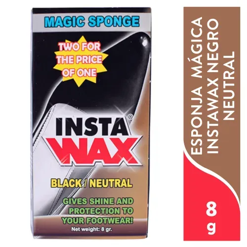 Esponja Magica Instawax Negro Neutro - 8 g