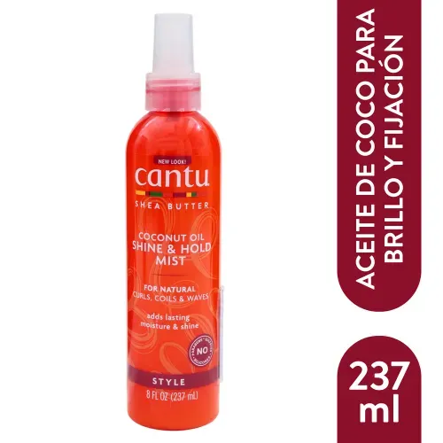 Aceite coco para el cabello Cantu shea butter shine & hold mist - 237 ml