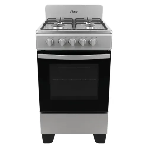 Estufa a Gas Oster OS-GSWMI20041S gris 4 quemadores - 20 pulgadas