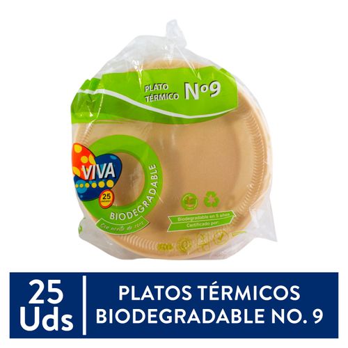 Plato Viva N9 Biodegra Foam - 25 unidades