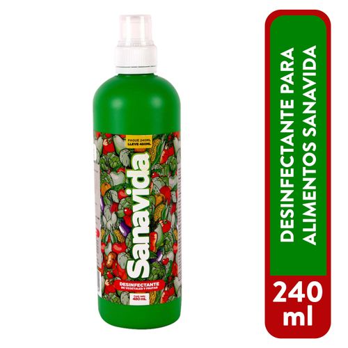 Desifectante Sanavida Para Alimentos Original - 240ml