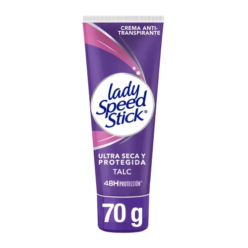 Desodorante antitranspirante Lady Speed Stick Practitubo Talco en crema - 70 g