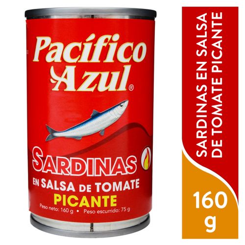 Sardina Pacífico Azul en salsa de tomate picante - 160 g