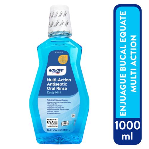 Enjuague Bucal Equate Multi Action - 1 L